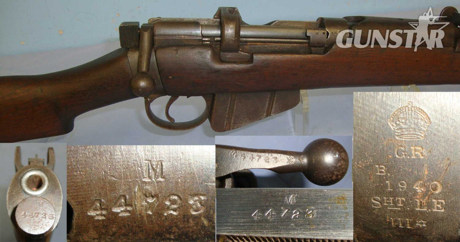 BSA Rifle & Sling. D 6033  Bolt Action None Rifle