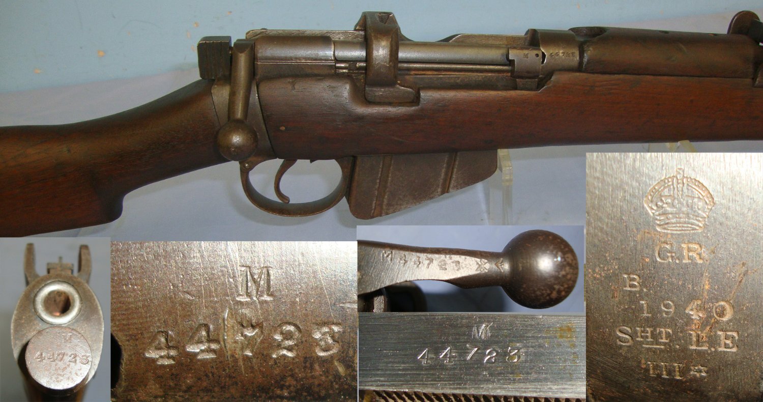 BSA Rifle & Sling. D 6033  Bolt Action None Rifle