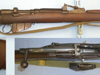 BSA Rifle & Sling. D 6033  Bolt Action None Rifle