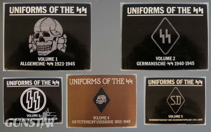 Rare* Set of Books  ‘Uniforms of the S.S.’ – Volumes 1 to 5 by Andrew Mollo in Original Hardback. BO 348. Rare* Set of Books  ‘Uniforms of the S.S.’ – Volumes 1 to 5 by Andrew Mollo in Original Hardback. BO 348. Other Accessory in 