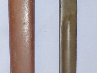 Australian Owen Mk I Sub Machine Gun 1907 Pattern Bayonet with Lithgow Marked Blade and No. 1 Scabbard. 22534:6. Bayonet