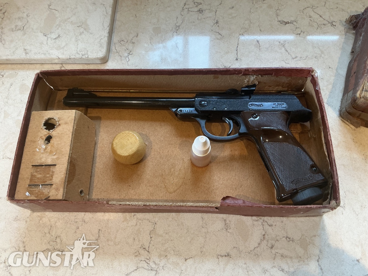 Walther Target air pistol featured in the James Bond Film Dr. No  .177
