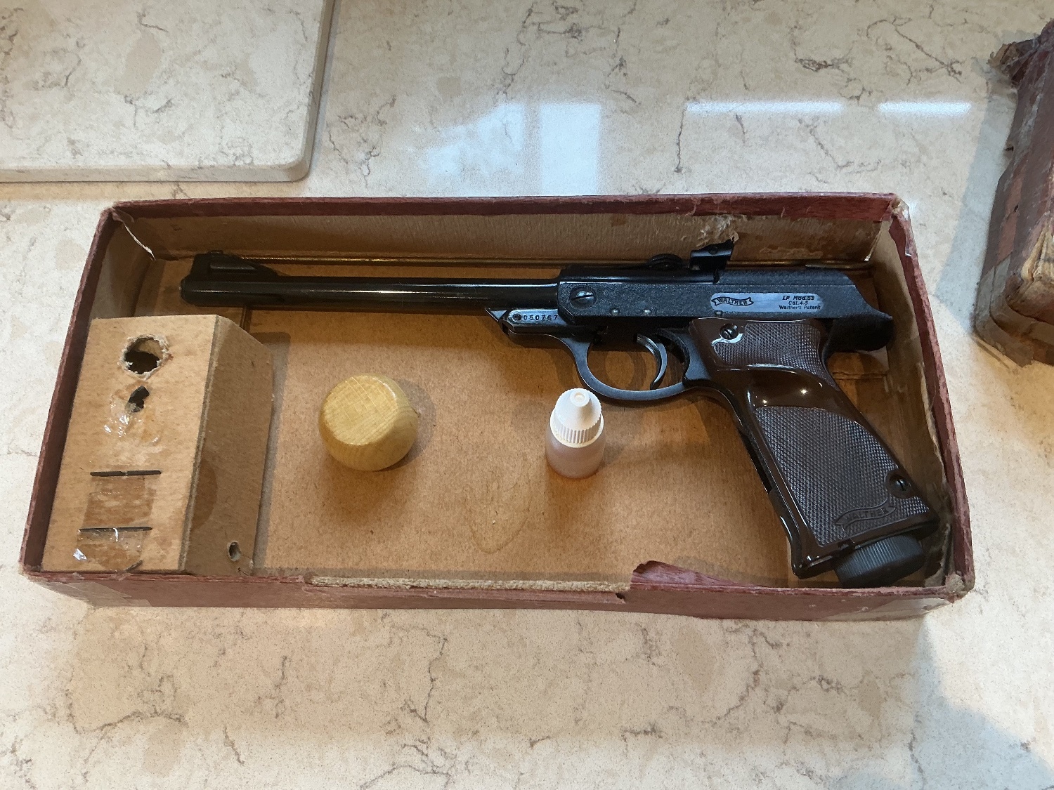  Walther Target air pistol featured in the James Bond Film Dr. No  .177