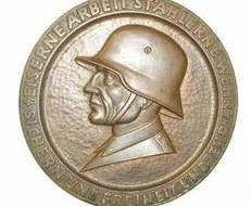 Cast Bronze, Nazi Era 1935-1936 Dated Kochs Adlern A H Maschinen Werke A.G, Biel Cast Bronze, Nazi Era 1935-1936 Dated Kochs Adlern A H Maschinen Werke A.G, Biel Other Accessory
