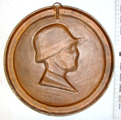 Cast Bronze, Nazi Era 1935-1936 Dated Kochs Adlern A H Maschinen Werke A.G, Biel Cast Bronze, Nazi Era 1935-1936 Dated Kochs Adlern A H Maschinen Werke A.G, Biel Other Accessory