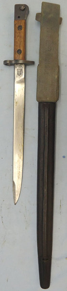 India Pattern No1 MkIII* Bayonet, Scabbard And Frog Bayonet