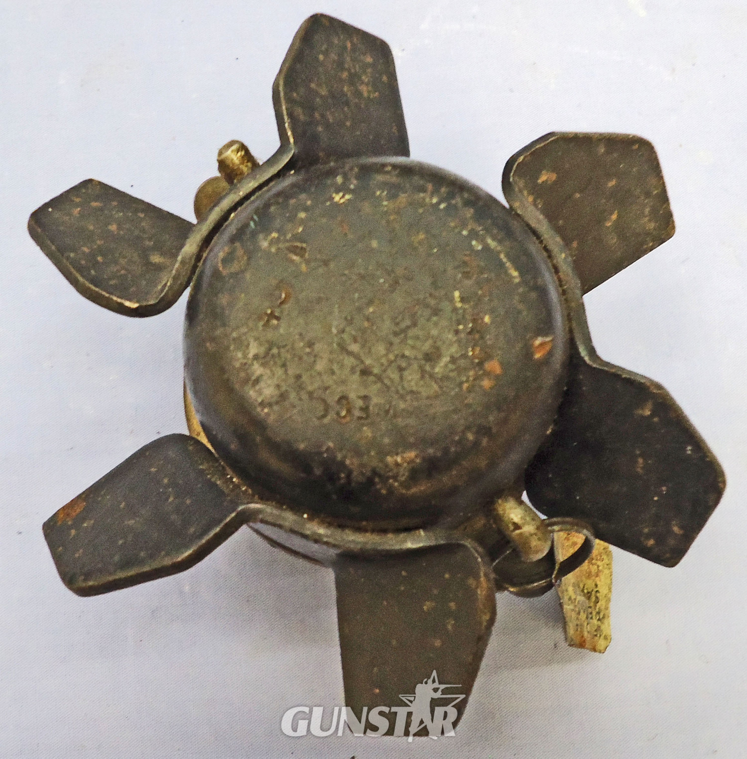  INERT DEACTIVATED. WW2, 1943 Dated Royal Air Force Bomber Command 250lb Target Indicator No 874 Nose Fuze. - O 2065 INERT DEACTIVATED. WW2, 1943 Dated Royal Air Force Bomber Command 250lb Target Indicator No 874 Nose Fuze. - O 2065  Other Ammunition