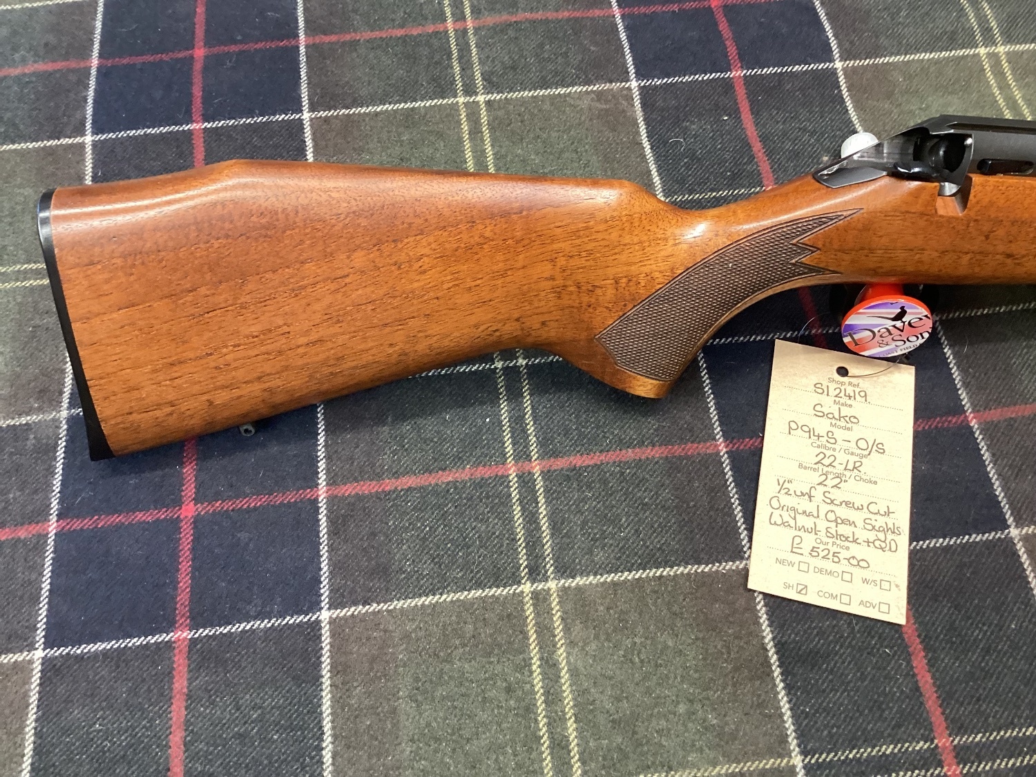 Sako P94S Bolt Action .22 Long Rifle (.22 LR) Rifle