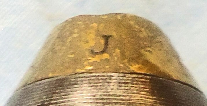 {CATEGORY} - DEACTIVATED INERT. German, Early, July 1889 Dated, Kaiserliche Marine, 37mm (37 x 94R) Pom Pom Nose Fused HE (High Explosive) Round. - O 1961 DEACTIVATED INERT. German, Early, July 1889 Dated, Kaiserliche Marine, 37mm (37 x 94R) Pom Pom Nose Fused HE (High Explosive) Round. - O 1961  Other Ammunition in 