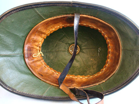  WW2 Era Blackburn Police Male Constable WW2 Era Blackburn Police Male Constable's/ Sergeant's 6 Panel Ball Top Helmet Wi Clothing