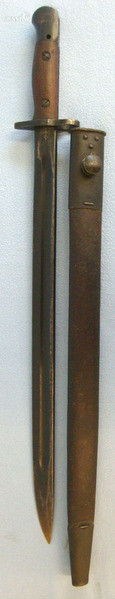 Australian 1907 Pattern, 4th Pattern, Bayonet with 'SLAZ' Marked Grips and Scabb Bayonet in 