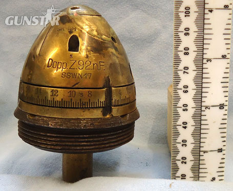 Dopp.Z.92.n.F Time and Percussion Fuse. Dopp.Z.92.n.F Time and Percussion Fuse. Antique & Militaria in 