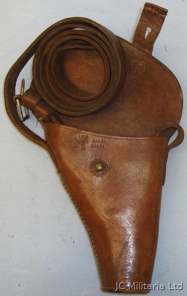 WWI/WWII British Flare/Signal Pistol Holster and Strap.  L 348. WWI/WWII British Flare/Signal Pistol Holster and Strap.  L 348. Other Accessory