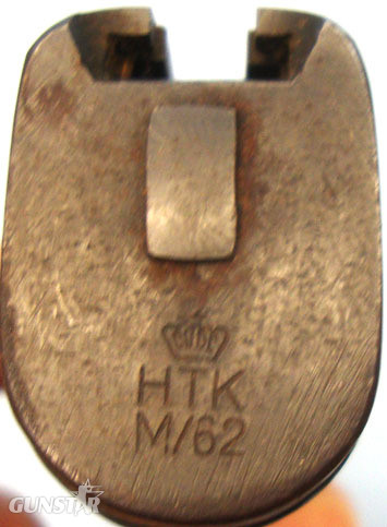  Danish M5 Bayonet, Scabbard and Webbing Intergral Frog.  Bayonet