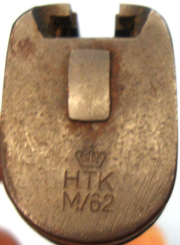  Danish M5 Bayonet, Scabbard and Webbing Intergral Frog.  Bayonet