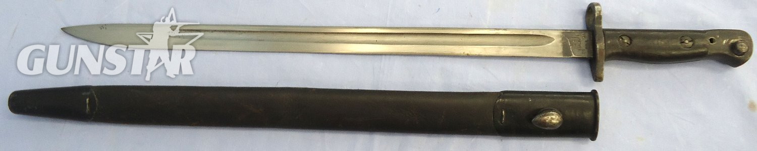 British, WW1, 1915 Dated, 1907 Pattern Bayonet & Scabbard by Mole. Sn 23478:72 Bayonet - {CATEGORY} in 