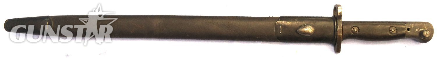 British, WW1, 1915 Dated, 1907 Pattern Bayonet & Scabbard by Mole. Sn 23478:72 Bayonet 