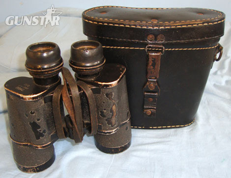 Carl Zeiss 7 X 50 Magnification Kriegsmarine Binoculars By blc Carl Zeiss, Jena & 1942 / 19 Sight & Optic in 