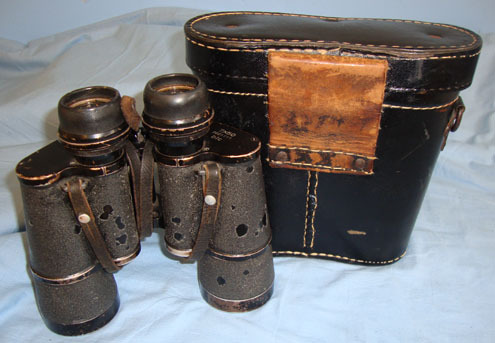Carl Zeiss 7 X 50 Magnification Kriegsmarine Binoculars By blc Carl Zeiss, Jena & 1942 / 19 Sight & Optic