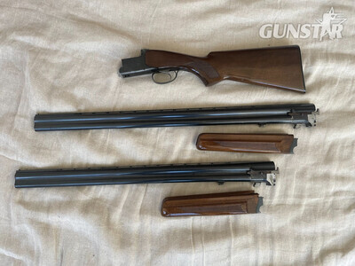Baikal (USSR) Two barrels and two fore ends 29.5 inch and 26.5 inch long Over and Under 12 Bore/gauge