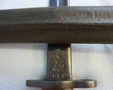  Indian Pattern No. 1 MK ** Bayonet With The Fuller Running to the Tip and 1942 D Bayonet