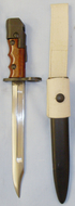 British No7 Mk1/L Bayonet, Scabbard and ‘37’ Pattern Webbing Frog. BAYO 785. Bayonet