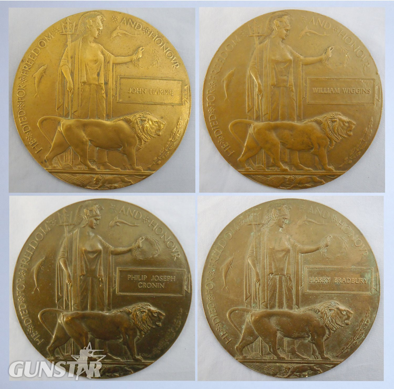WWI Memorial Plaque (Dead Mans Penny). BA 437 . WWI Memorial Plaque (Dead Mans Penny). BA 437 . Antique & Militaria