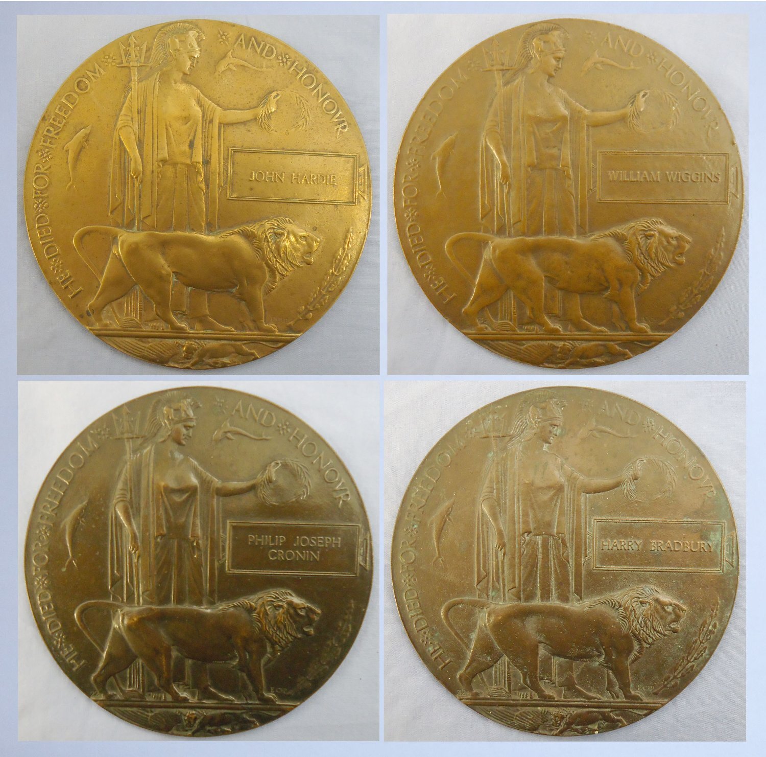 WWI Memorial Plaque (Dead Mans Penny). BA 437 . WWI Memorial Plaque (Dead Mans Penny). BA 437 . Antique & Militaria