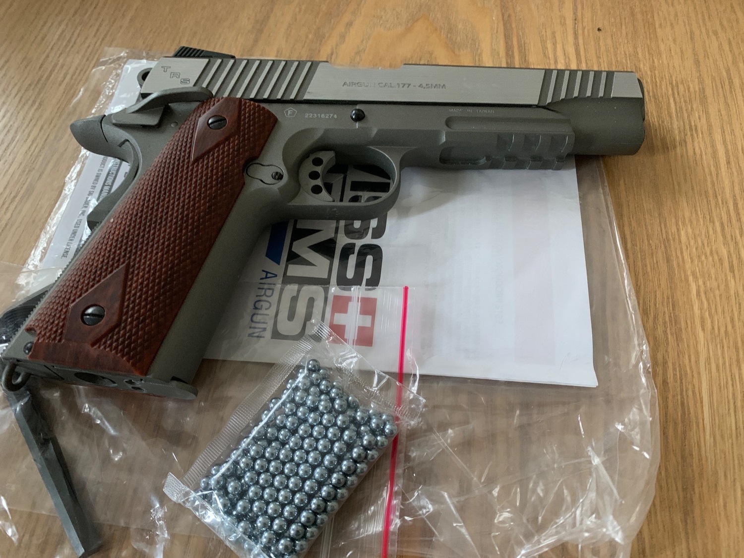  Swiss Arms 1911 Tactical Rail System Swiss Arms 1911 Tactical Rail System 4.5mm