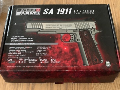 Swiss Arms 1911 Tactical Rail System Swiss Arms 1911 Tactical Rail System 4.5mm