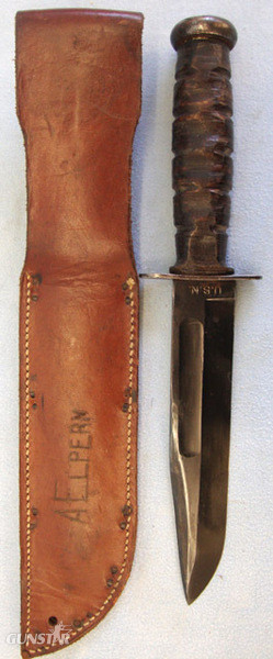 U.S. Navy MK I Utility Knife and Scabbard. Knive