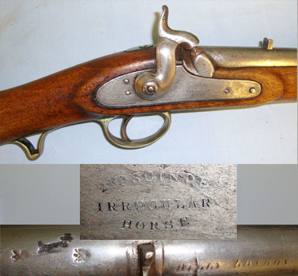  Enfield 2nd Scinde Irregular Horse Enfield .700 Calibre Smooth Bore, Percussion Cavalry  Muzzleloader .70 Cal Muzzleloader Rifle