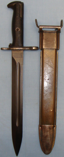  U.S. Rare M1 Bayonet and Scabbard for the Garand Rifle By A.F.H. BAYO 719 Bayonet