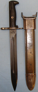 U.S. Rare M1 Bayonet and Scabbard for the Garand Rifle By A.F.H. BAYO 719 Bayonet