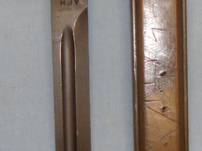 U.S. Rare M1 Bayonet and Scabbard for the Garand Rifle By A.F.H. BAYO 719 Bayonet