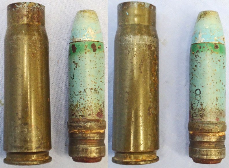  INERT DEACTIVATED. German WW2, 1944 Dated, 20 mm MK151/20 (20x82) Incendiary with Self Destruct Tracer Cannon Round. Sn - 22996 INERT DEACTIVATED. German WW2, 1944 Dated, 20 mm MK151/20 (20x82) Incendiary with Self Destruct Tracer Cannon Round. Sn - 22996 Various Other Ammunition