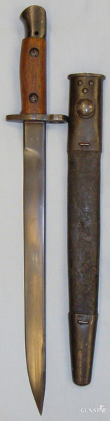 Scarce/Mint* India Pattern No1 MkII Bayonet and Scabbard. BAYO 438. Bayonet in 