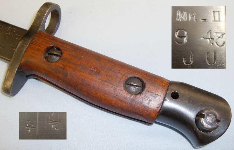 Scarce/Mint* India Pattern No1 MkII Bayonet and Scabbard. BAYO 438. Bayonet