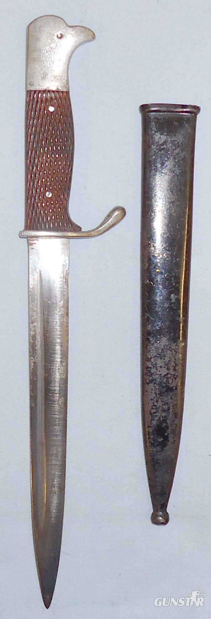 German Miniature KS98 Desk Top/Letter Opener Bayonet and Scabbard. BAYO 167. Bayonet in 