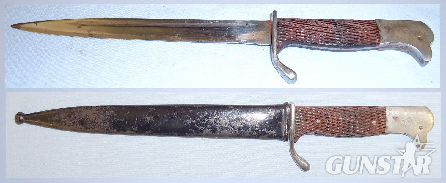German Miniature KS98 Desk Top/Letter Opener Bayonet and Scabbard. BAYO 167. Bayonet
