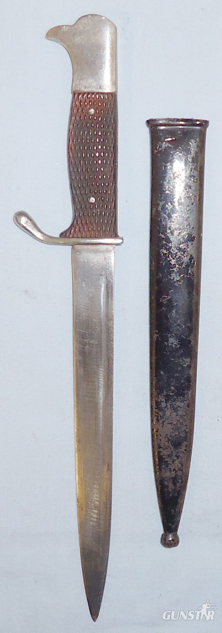  German Miniature KS98 Desk Top/Letter Opener Bayonet and Scabbard. BAYO 167. Bayonet