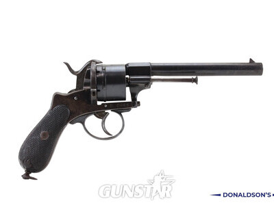 Belgian Officers .44 Pinfire Revolver .44 Revolver