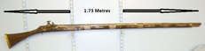 Persian 1779 Dated & Maker / Owner Named 15 Bore Muzzle Loading Toe Lock Musket  15 Bore Muzzle Loading Toe Lock Musket Ornately Decorated With Inlaid Silver & R Muzzleloader  Rifle