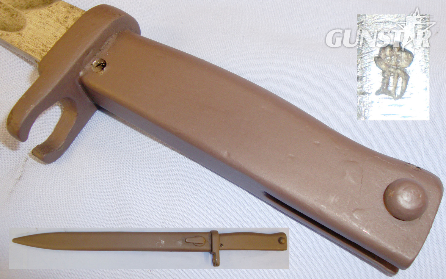 WWI German M88/98 All Steel Construction Ersatz Bayonet & Steel Scabbard. 20821:16. Bayonet