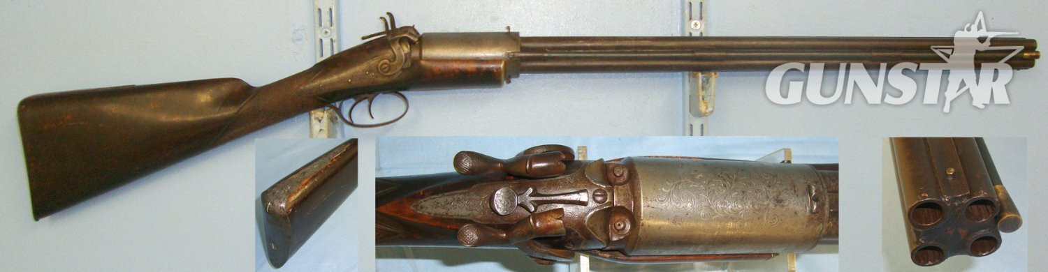 William Billinghurst Percussion Rifle. Sn 22348 Muzzleloader .38 Rifle in 