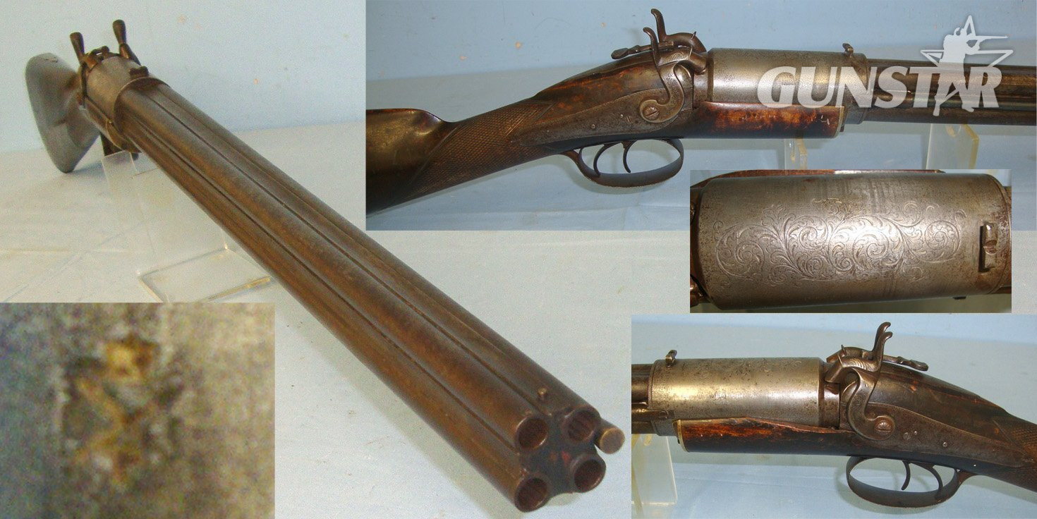 William Billinghurst Percussion Rifle. Sn 22348 Muzzleloader .38 Rifle