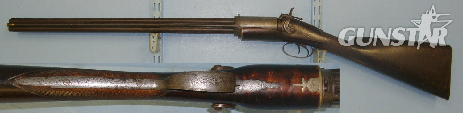  William Billinghurst Percussion Rifle. Sn 22348 Muzzleloader .38 Rifle