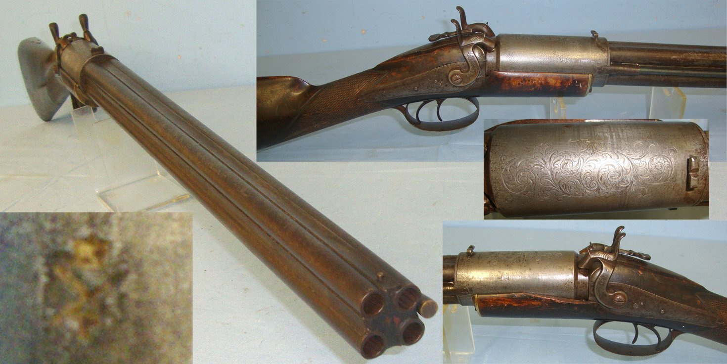 William Billinghurst Percussion Rifle. Sn 22348 Muzzleloader .38 Rifle