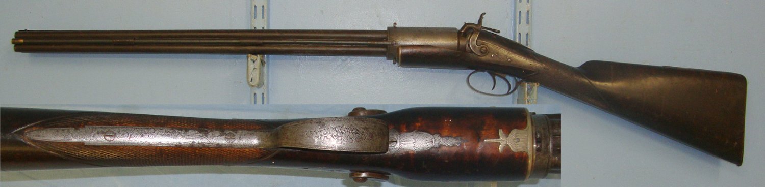  William Billinghurst Percussion Rifle. Sn 22348 Muzzleloader .38 Rifle