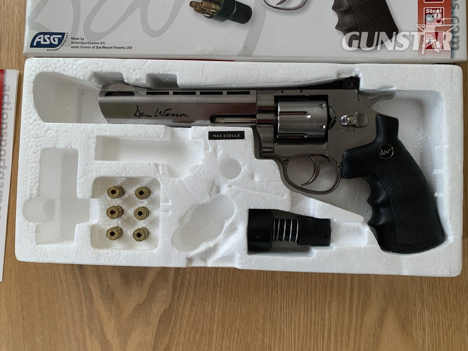 ASG Dan Wesson 6” Revolver 4.5mm